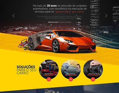 Projeto Grupo Paulista, site de serviços por Mark Sousa